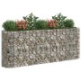 Arriate de gaviones de hierro galvanizado 260x50x100 cm en Macetas y jardineras | Comprar online en Foru.es
