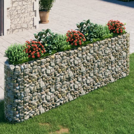 Arriate de gaviones de hierro galvanizado 330x50x100 cm en Macetas y jardineras | Comprar online en Foru.es