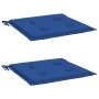 Cojines de silla de jardín 2 uds tela Oxford azul 40x40x4 cm en Decoración | Comprar online en Foru.es