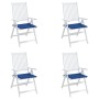 Cojines de silla de jardín 4 uds tela azul 40x40x4 cm en Decoración | Comprar online en Foru.es