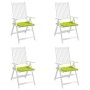 Cojines de silla de jardín 4 uds tela Oxford verde 40x40x4 cm en Decoración | Comprar online en Foru.es
