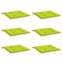 Cojines de silla de jardín 6 uds tela Oxford verde 40x40x4 cm en Decoración | Comprar online en Foru.es