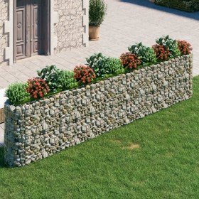 Arriate de gaviones de hierro galvanizado 470x50x100 cm en Macetas y jardineras | Comprar online en Foru.es