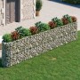 Arriate de gaviones de hierro galvanizado 470x50x100 cm en Macetas y jardineras | Comprar online en Foru.es