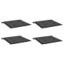 Cojines silla de jardín 4 uds tela Oxford antracita 50x50x4 cm en Decoración | Comprar online en Foru.es