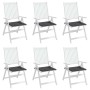 Cojines silla de jardín 6 uds tela Oxford antracita 50x50x4 cm en Decoración | Comprar online en Foru.es