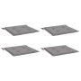 Cojines de silla de jardín 4 uds tela Oxford gris 50x50x4 cm en Decoración | Comprar online en Foru.es