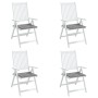 Cojines de silla de jardín 4 uds tela Oxford gris 50x50x4 cm en Decoración | Comprar online en Foru.es
