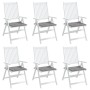 Cojines de silla de jardín 6 uds tela Oxford gris 50x50x4 cm en Decoración | Comprar online en Foru.es