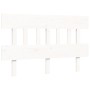 Estructura cama de matrimonio con cabecero madera maciza blanco de vidaXL, Camas y somieres - Ref: Foro24-3195127, Precio: 13...