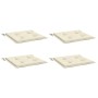 Cojines de silla de jardín 4 uds tela Oxford crema 50x50x4 cm en Decoración | Comprar online en Foru.es