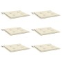 Cojines de silla de jardín 6 uds tela Oxford crema 50x50x4 cm en Decoración | Comprar online en Foru.es