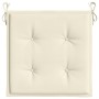 Cojines de silla de jardín 6 uds tela Oxford crema 50x50x4 cm en Decoración | Comprar online en Foru.es
