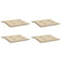 Cojines de silla de jardín 4 uds tela Oxford beige 50x50x4 cm en Decoración | Comprar online en Foru.es