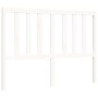 Estructura cama de matrimonio con cabecero madera maciza blanco de vidaXL, Camas y somieres - Ref: Foro24-3193827, Precio: 13...