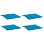Cojines de silla de jardín 4 uds tela Oxford azul 50x50x4 cm en Decoración | Comprar online en Foru.es