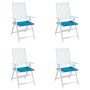 Cojines de silla de jardín 4 uds tela Oxford azul 50x50x4 cm en Decoración | Comprar online en Foru.es