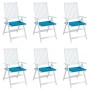 Cojines de silla de jardín 6 uds tela Oxford azul 50x50x4 cm en Decoración | Comprar online en Foru.es