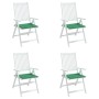 Cojines de silla de jardín 4 uds tela Oxford verde 50x50x4 cm en Decoración | Comprar online en Foru.es