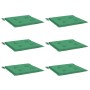 Cojines de silla de jardín 6 uds tela Oxford verde 50x50x4 cm en Decoración | Comprar online en Foru.es