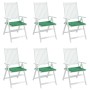 Cojines de silla de jardín 6 uds tela Oxford verde 50x50x4 cm en Decoración | Comprar online en Foru.es