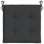 Cojines de silla de jardín 4 uds tela Oxford negro 50x50x4 cm en Decoración | Comprar online en Foru.es