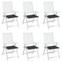 Cojines de silla de jardín 6 uds tela Oxford negro 50x50x4 cm en Decoración | Comprar online en Foru.es