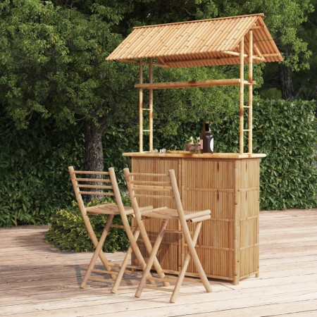 Juego de bar de 3 piezas de bambú de vidaXL, Conjuntos de jardín - Ref: Foro24-341741, Precio: 583,51 €, Descuento: %