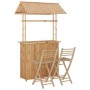 Juego de bar de 3 piezas de bambú de vidaXL, Conjuntos de jardín - Ref: Foro24-341741, Precio: 583,51 €, Descuento: %