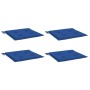 Cojines de silla de jardín 4 uds tela Oxford azul 50x50x4 cm en Decoración | Comprar online en Foru.es