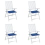 Cojines de silla de jardín 4 uds tela Oxford azul 50x50x4 cm en Decoración | Comprar online en Foru.es