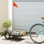 Remolque para bicicleta hierro negro 122x53x31 cm de vidaXL, Remolques para bicicletas - Ref: Foro24-94201, Precio: 69,72 €, ...