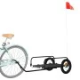 Remolque para bicicleta hierro negro 122x53x31 cm de vidaXL, Remolques para bicicletas - Ref: Foro24-94201, Precio: 69,72 €, ...