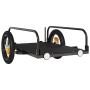 Remolque para bicicleta hierro negro 122x53x31 cm de vidaXL, Remolques para bicicletas - Ref: Foro24-94201, Precio: 71,08 €, ...