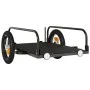 Remolque para bicicleta hierro negro 122x53x31 cm de vidaXL, Remolques para bicicletas - Ref: Foro24-94201, Precio: 69,72 €, ...
