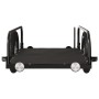 Remolque para bicicleta hierro negro 122x53x31 cm de vidaXL, Remolques para bicicletas - Ref: Foro24-94201, Precio: 71,08 €, ...