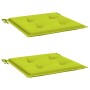 Cojines de silla de jardín 2 uds tela Oxford verde 50x50x4 cm en Decoración | Comprar online en Foru.es