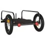 Remolque para bicicleta hierro negro 122x53x31 cm de vidaXL, Remolques para bicicletas - Ref: Foro24-94201, Precio: 69,72 €, ...