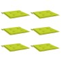 Cojines de silla de jardín 6 uds tela Oxford verde 50x50x4 cm en Decoración | Comprar online en Foru.es