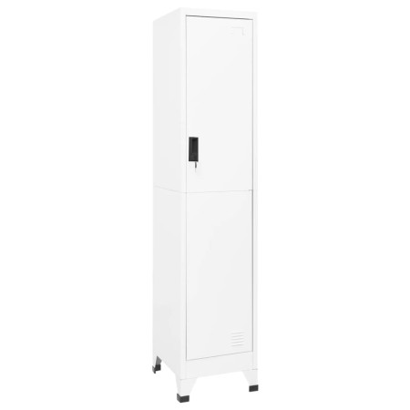 Taquilla de acero blanco 38x45x180 cm de vidaXL, Taquillas y armarios de almacenamiento - Ref: Foro24-339772, Precio: 161,31 ...