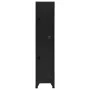 Taquilla de acero negro 38x45x180 cm de vidaXL, Taquillas y armarios de almacenamiento - Ref: Foro24-339778, Precio: 157,00 €...