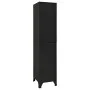 Taquilla de acero negro 38x45x180 cm de vidaXL, Taquillas y armarios de almacenamiento - Ref: Foro24-339778, Precio: 157,00 €...