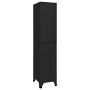 Taquilla de acero negro 38x45x180 cm de vidaXL, Taquillas y armarios de almacenamiento - Ref: Foro24-339774, Precio: 159,43 €...