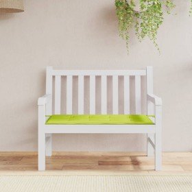 Cojín de banco de jardín tela Oxford verde claro 100x50x3 cm en Decoración | Comprar online en Foru.es