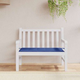 Cojín de banco de jardín tela Oxford azul 120x50x4 cm en Decoración | Comprar online en Foru.es