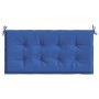 Cojín de banco de jardín tela Oxford azul 120x50x4 cm en Decoración | Comprar online en Foru.es