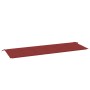 Cojín de banco de jardín tela Oxford rojo tinto 150x50x4 cm en Decoración | Comprar online en Foru.es