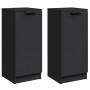Aparador de madera contrachapada negro 30x30x70 cm de vidaXL, Aparadores - Ref: Foro24-811136, Precio: 74,11 €, Descuento: %