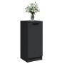 Aparador de madera contrachapada negro 30x30x70 cm de vidaXL, Aparadores - Ref: Foro24-811136, Precio: 74,11 €, Descuento: %