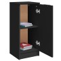 Aparador de madera contrachapada negro 30x30x70 cm de vidaXL, Aparadores - Ref: Foro24-811136, Precio: 74,11 €, Descuento: %